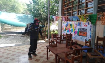 Fumigan todas las instituciones educativas del distrito Catacaos