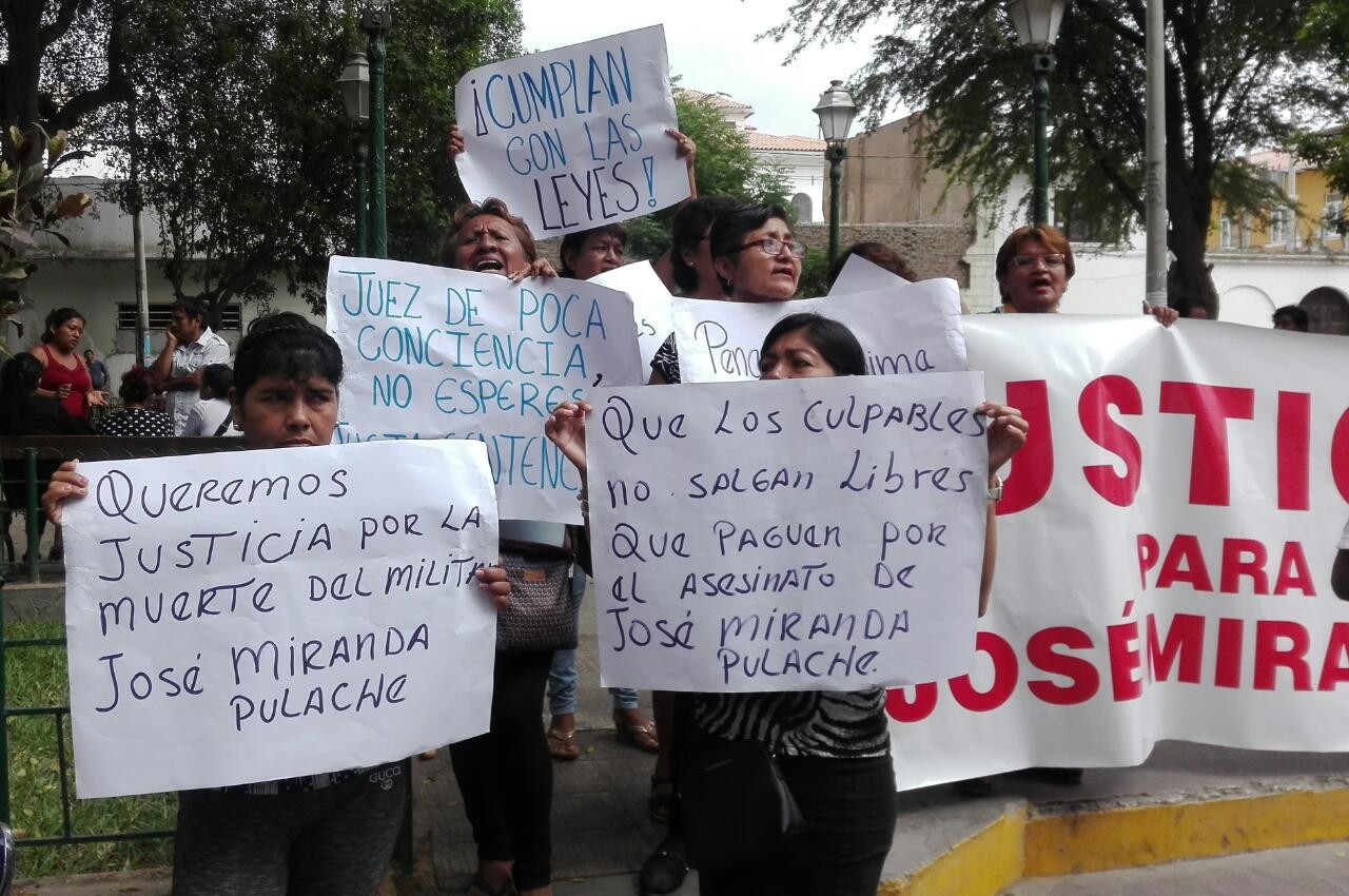 Familiares piden que supuesto amante también sea procesado por la muerte de militar