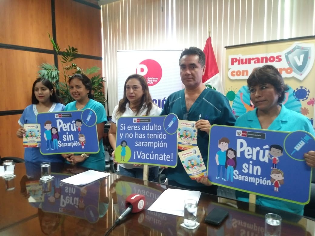Piura: 219 mil niños serán vacunados contra el sarampión en toda la región