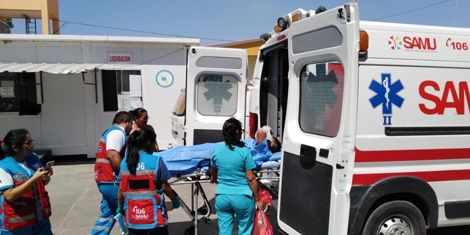 Piura: trasladan paciente a la ciudad de Lima debido al grado de quemaduras en su cuerpo