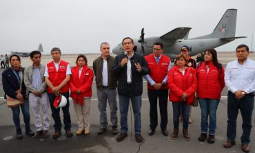 Presidente Vizcarra visita zonas afectadas por terremoto de 7.5 que sacudió al Perú