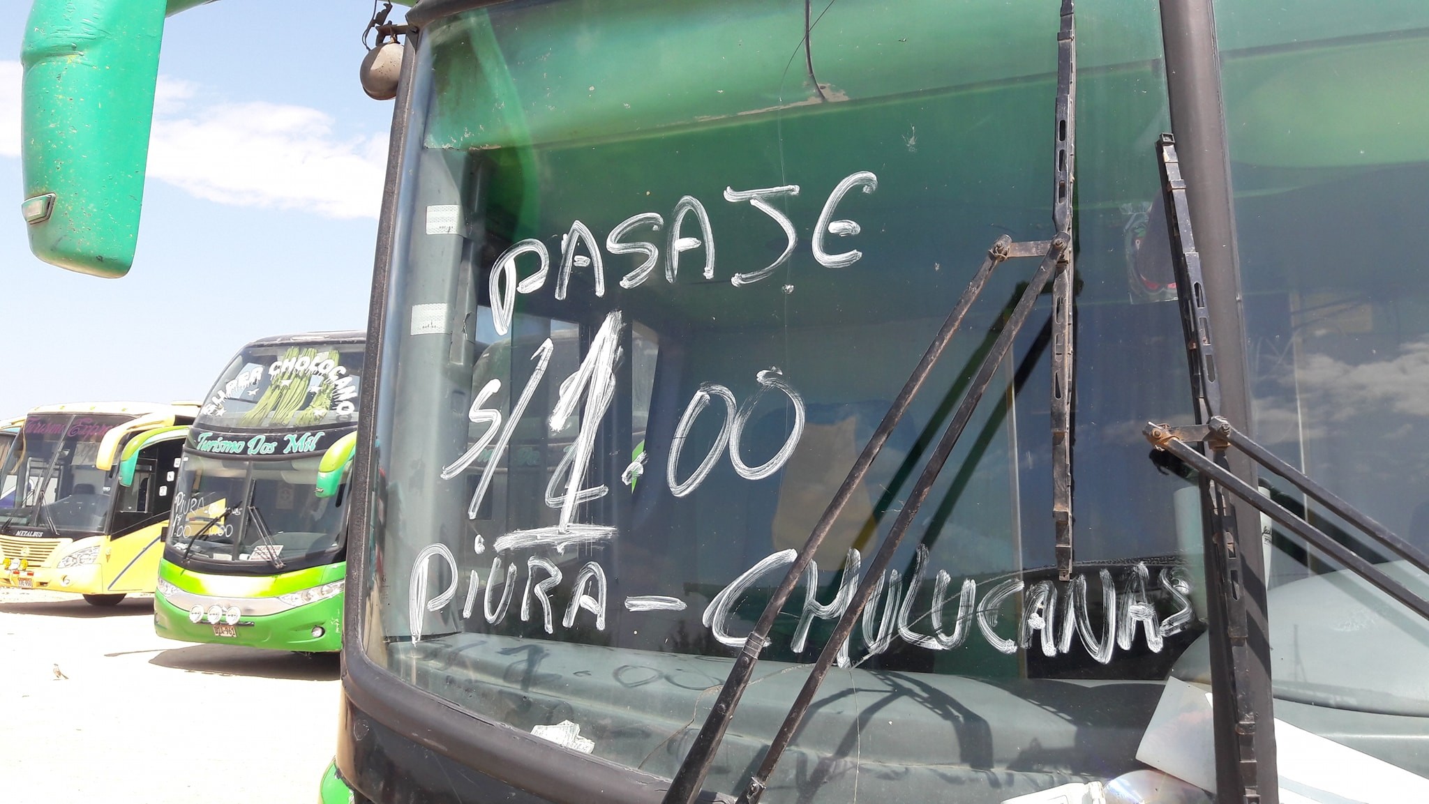 Guerra de empresas desata reducción del pasaje hasta un sol en la ruta Piura-Chulucanas