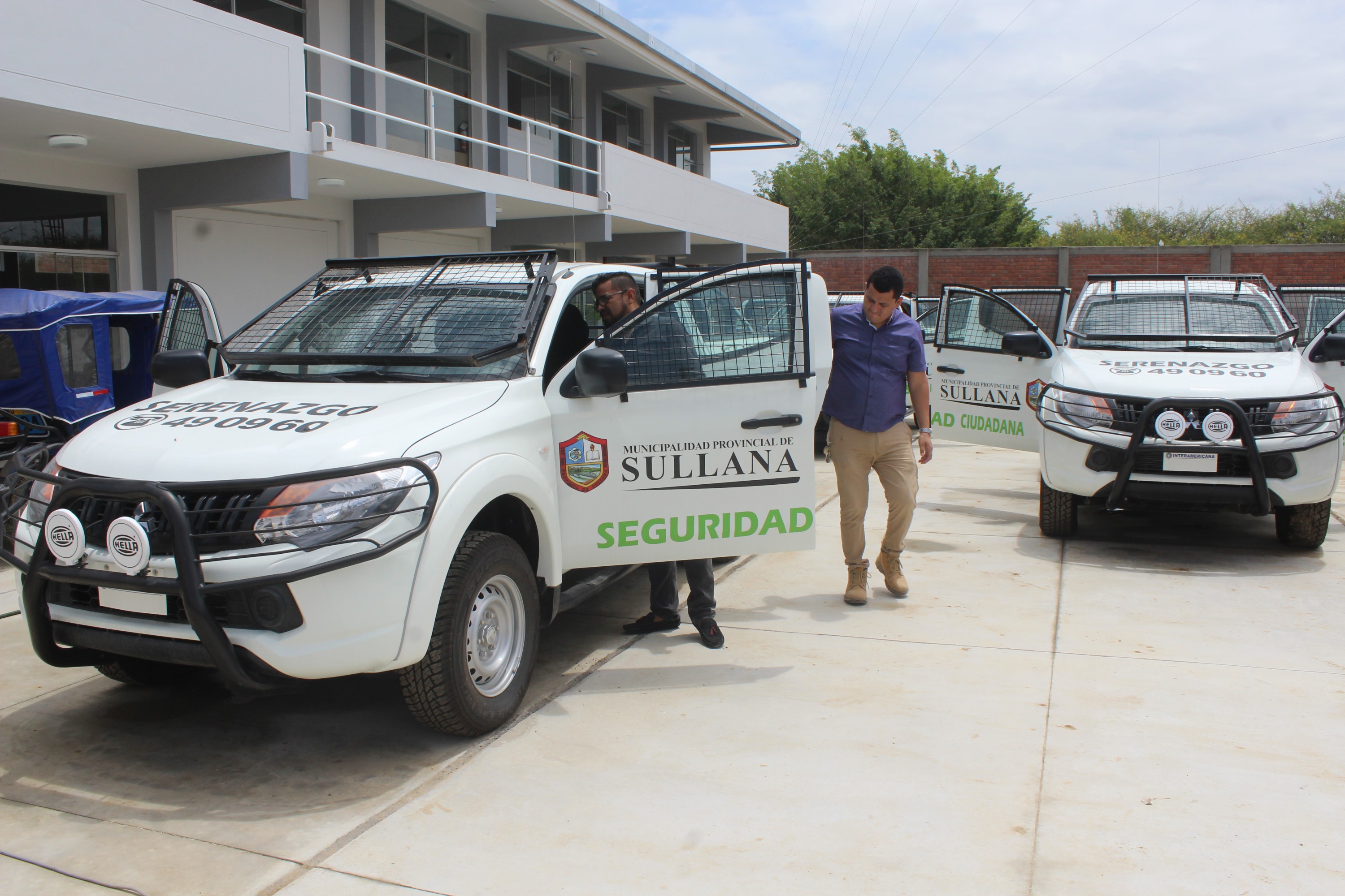 Comuna de Sullana gestiona tres patrulleros para mayor seguridad