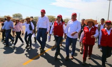 Medio Piura: presidente Vizcarra supervisa puesta en servicio de la carretera Piura-La Obrilla