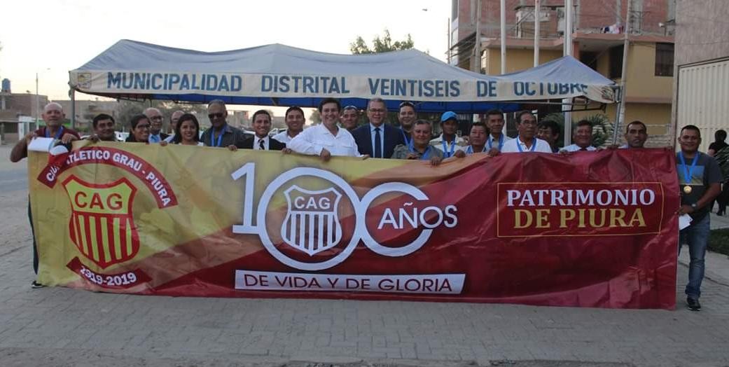 Comuna Veintiséis de Octubre rinde homenaje al club Atlético Grau
