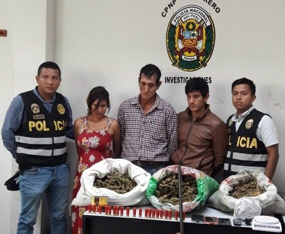 Sullana: detienen a tres presuntos integrantes de banda dedicada a la microcomercialización de droga