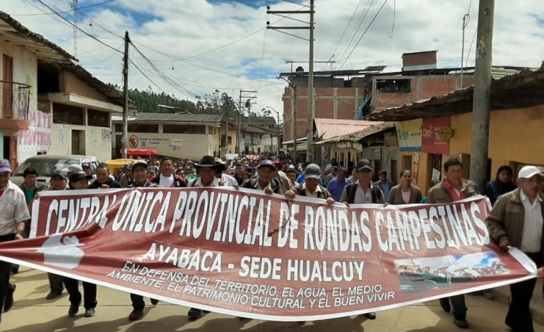 Más de cinco mil ronderos y campesinos de Ayabaca dicen ‘no a la minería’