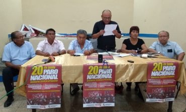 Representantes de diversos sindicatos en Piura acatarán paro este 20 de junio