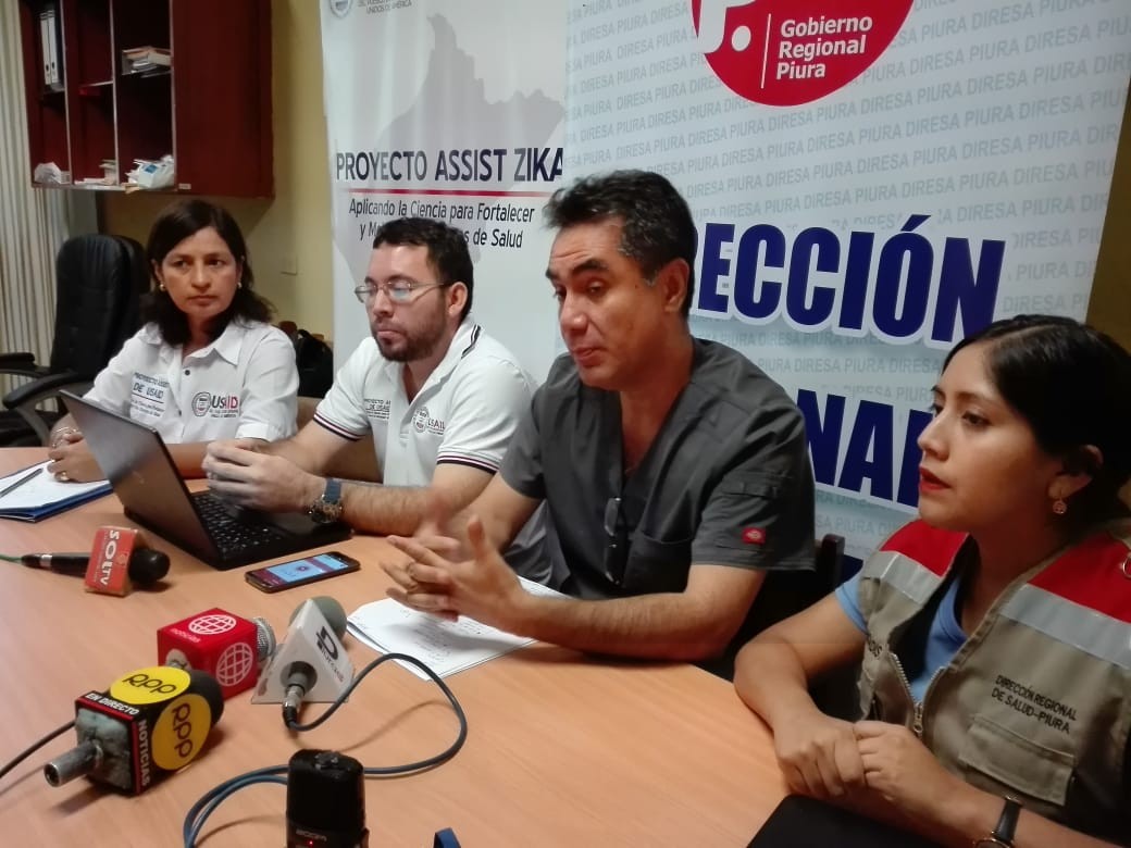 Diresa Piura procura frenar el contagio del zika