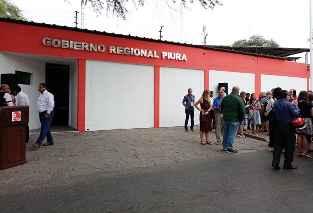 Gobernador García: “No hemos gastado ni un sol en pintar el local regional”
