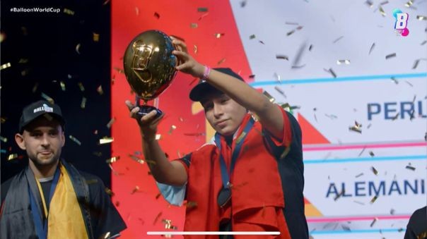 Peruano Francesco de la Cruz es el primer campeón de globos en el mundo