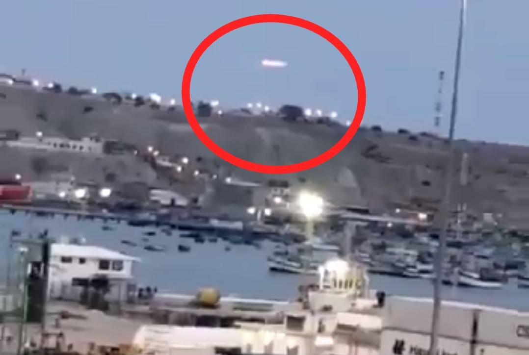 Transportista graba OVNI en Paita y video se vuelve viral