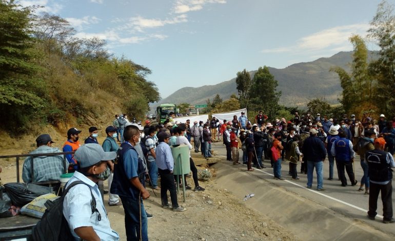 Anuncian paro por paralización de trabajos en la vía Canchaque- Huancabamba