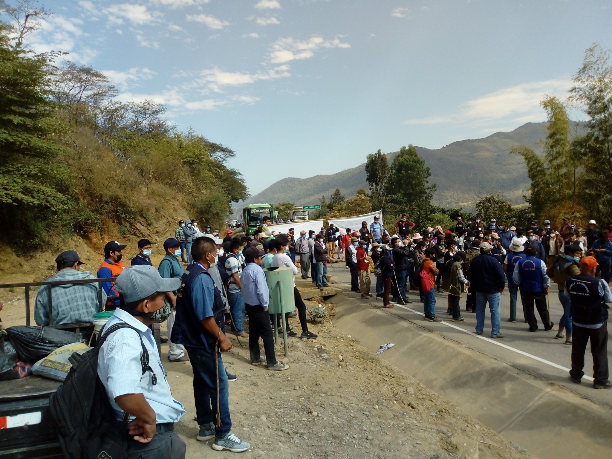 Anuncian paro por paralización de trabajos en la vía Canchaque- Huancabamba