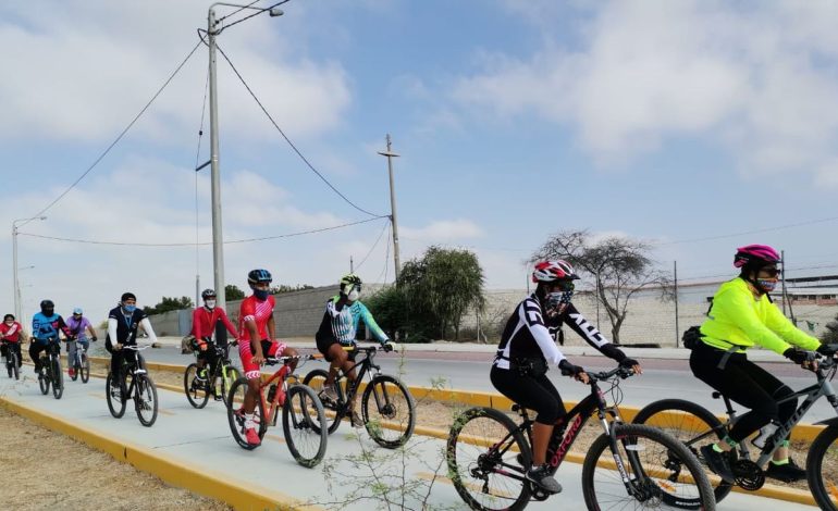 Piura: realizan bicicleteada para promover la movilidad sostenible
