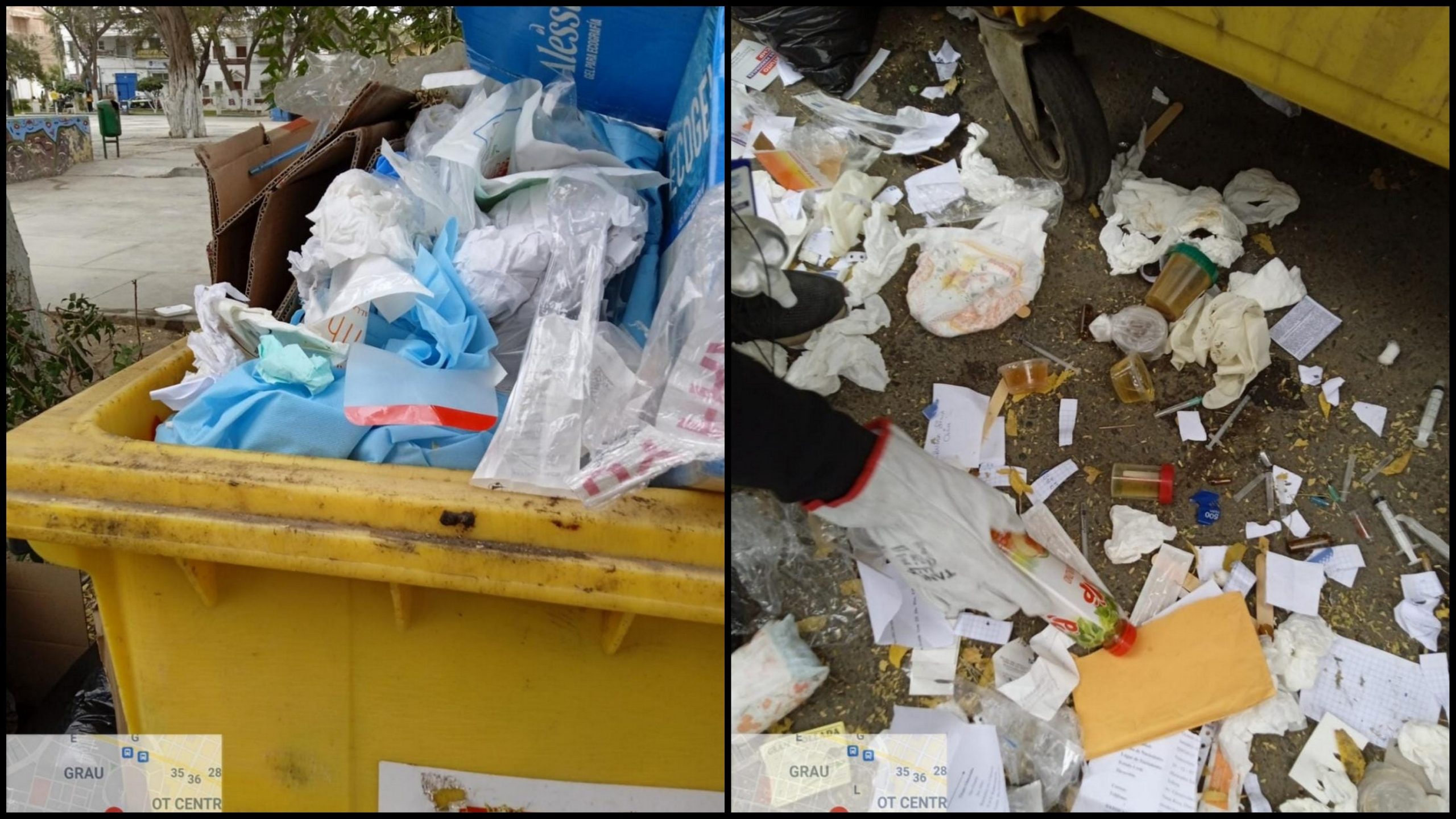Piura: sancionan a centro médico por arrojar residuos peligrosos en contenedor de basura