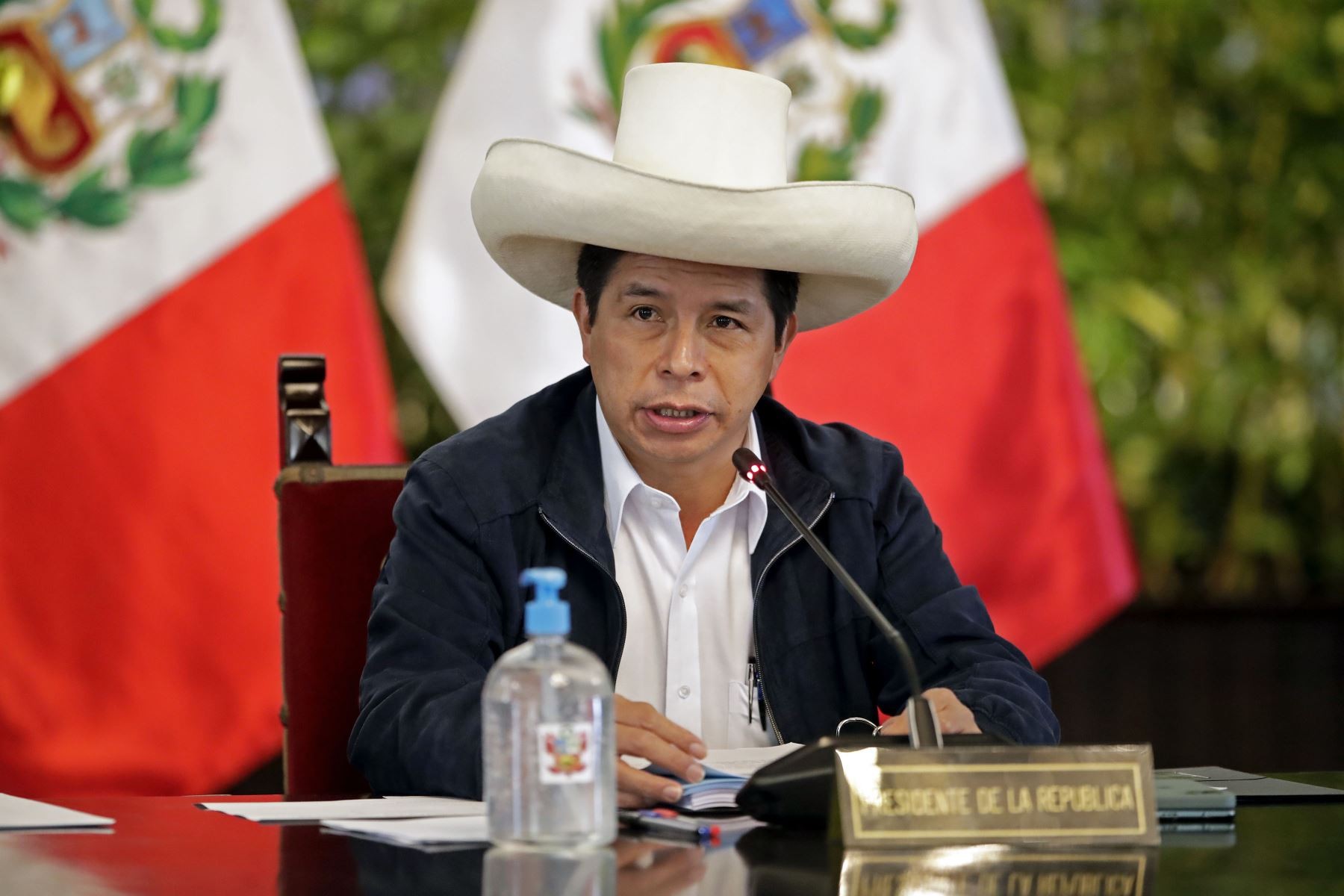 Pedro Castillo: “La corrupción hoy sale a hacer marchas a favor de los que delinquen” pedro castillo informe 100 días
