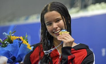 Alexia Sotomayor obtiene su tercera medalla de oro en sudamericano juvenil.