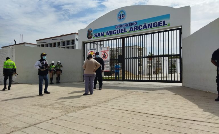 Piura: Cementerio San Miguel Arcángel permanecerá cerrado hasta el 8 de noviembre