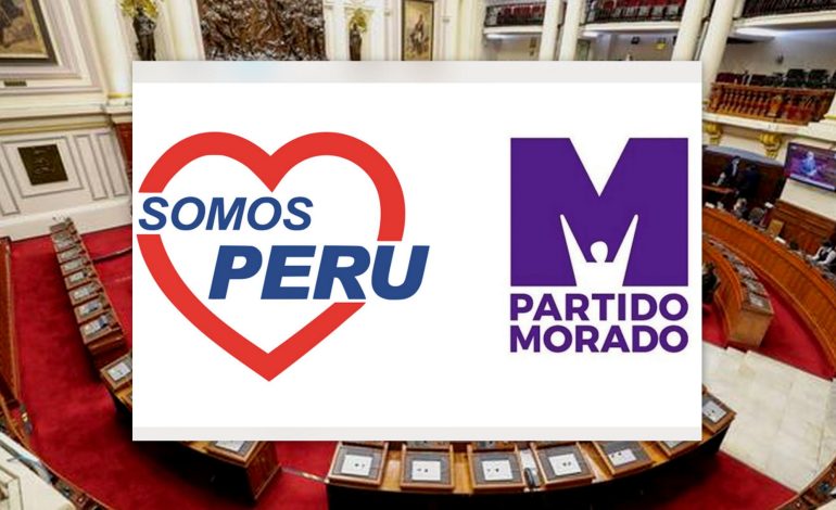 Se rompe alianza parlamentaria entre el Partido Morado y Somos Perú