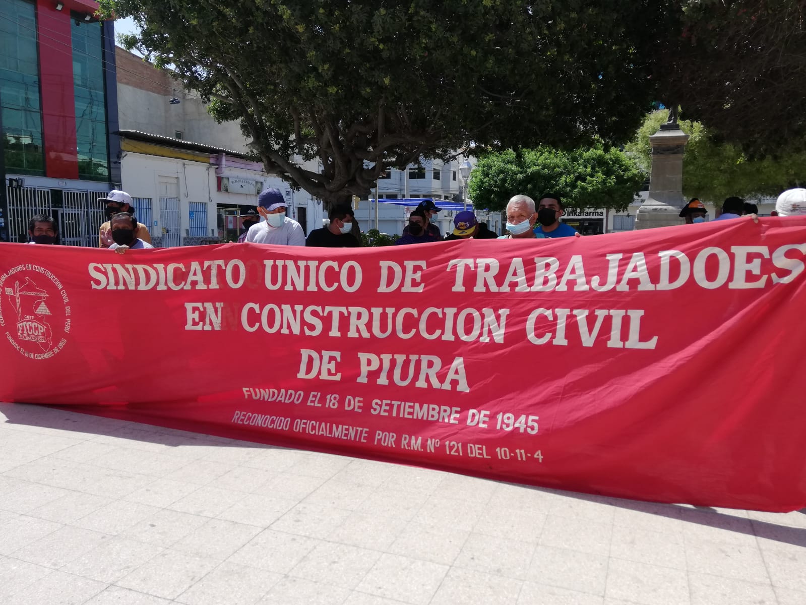 Trabajadores de construcción civil de Piura exigen mayor seguridad en obras por extorsiones