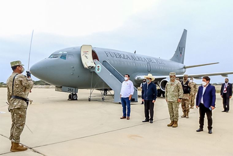Presidente Castillo llega a Paita y Sullana para supervisar obras