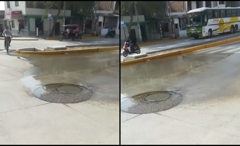 Municipalidad de Piura: “Colapso de desagüe en la Avenida Gulman le compete a EPS Grau”