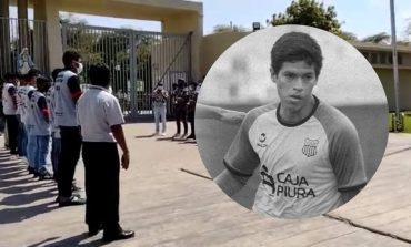 Brindan último adiós a joven futbolista piurano