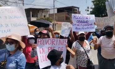 Moradores de A.H Los Polvorines exigen proyecto de agua y alcantarillado