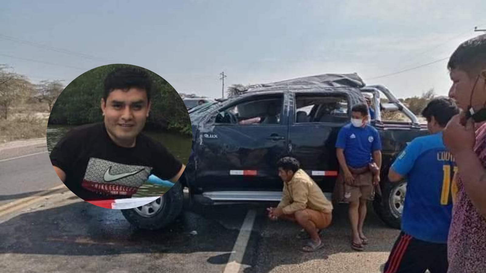 Un muerto y dos heridos deja accidente en vía Piura-Chulucanas