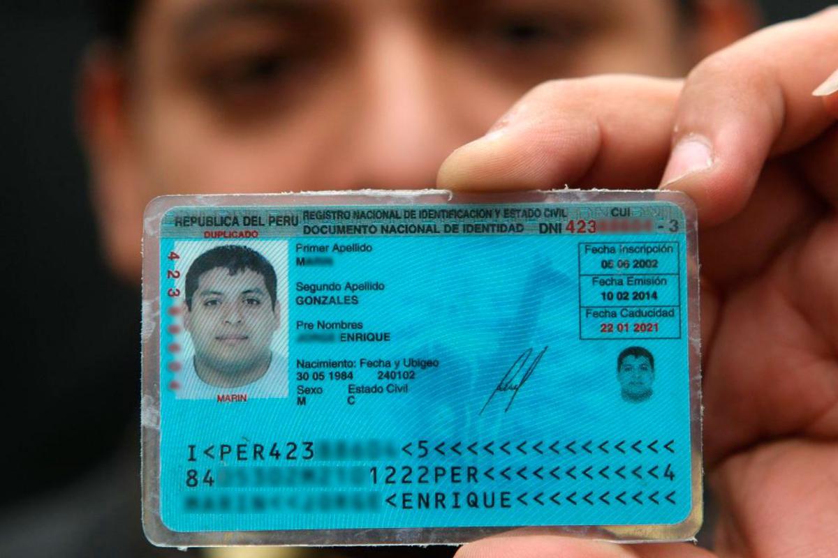 Reniec prorroga vigencia del DNI para contener avance de tercera ola