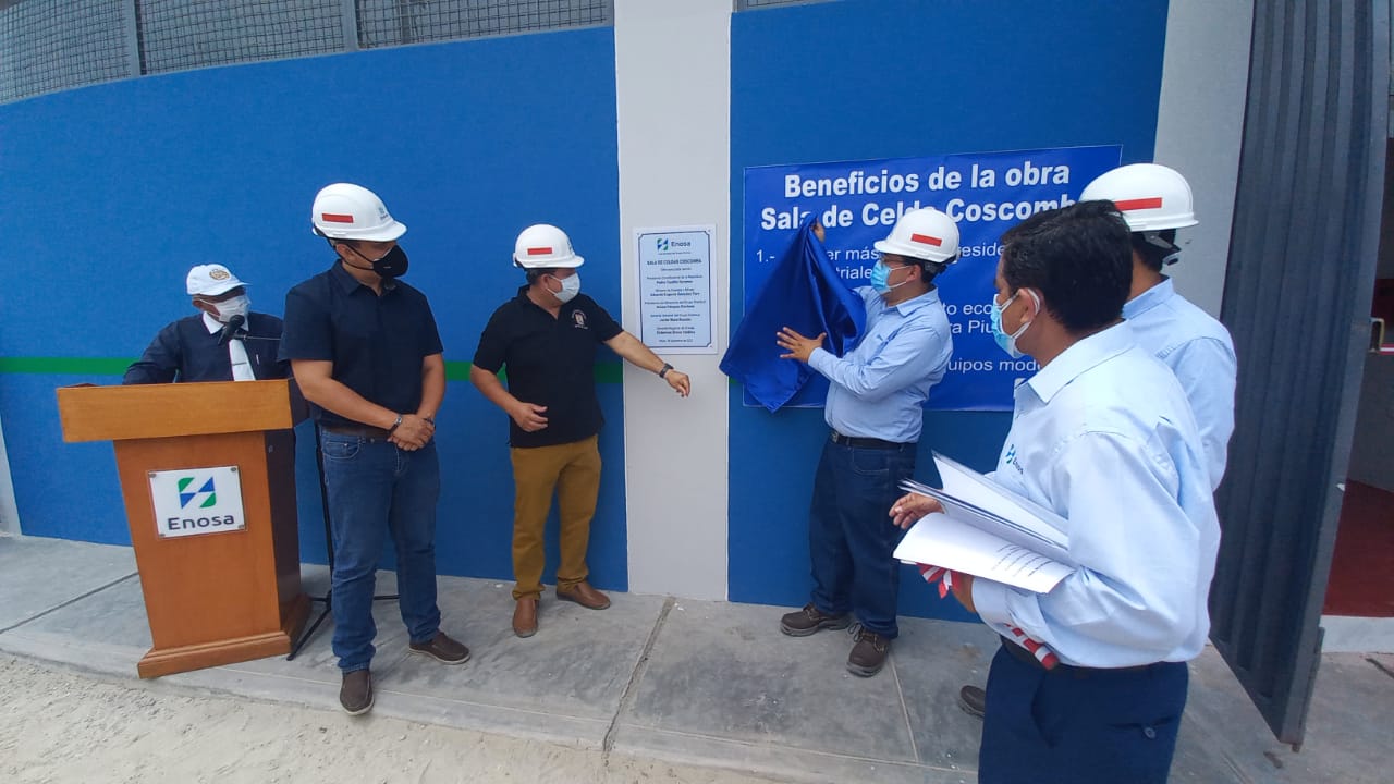Piura: colocan primera piedra de nueva subestación Grau e inauguró sala de celdas Coscomba