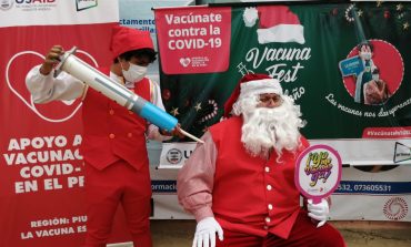 El Tallán: más de 200 personas se vacunaron en "Vacunafest navideño"