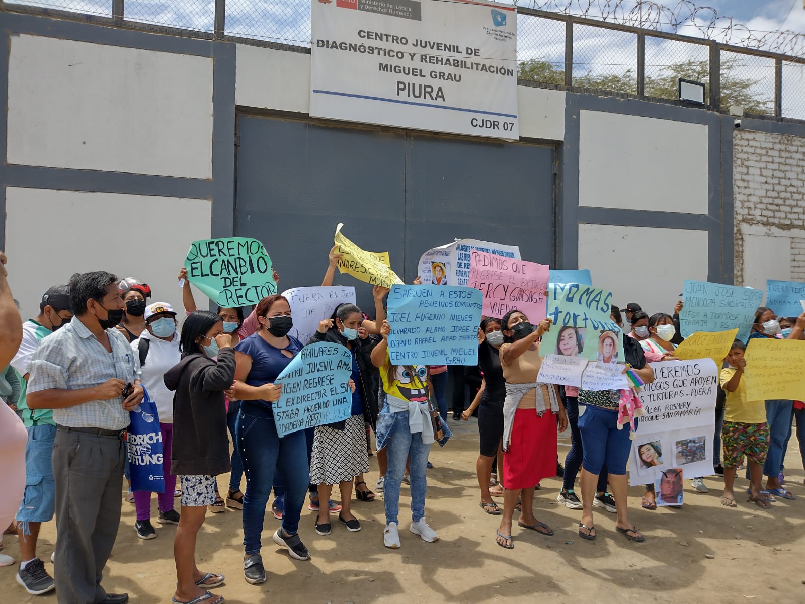 Exigen la destitución de todo el personal del centro juvenil Miguel Grau por fuga de internos