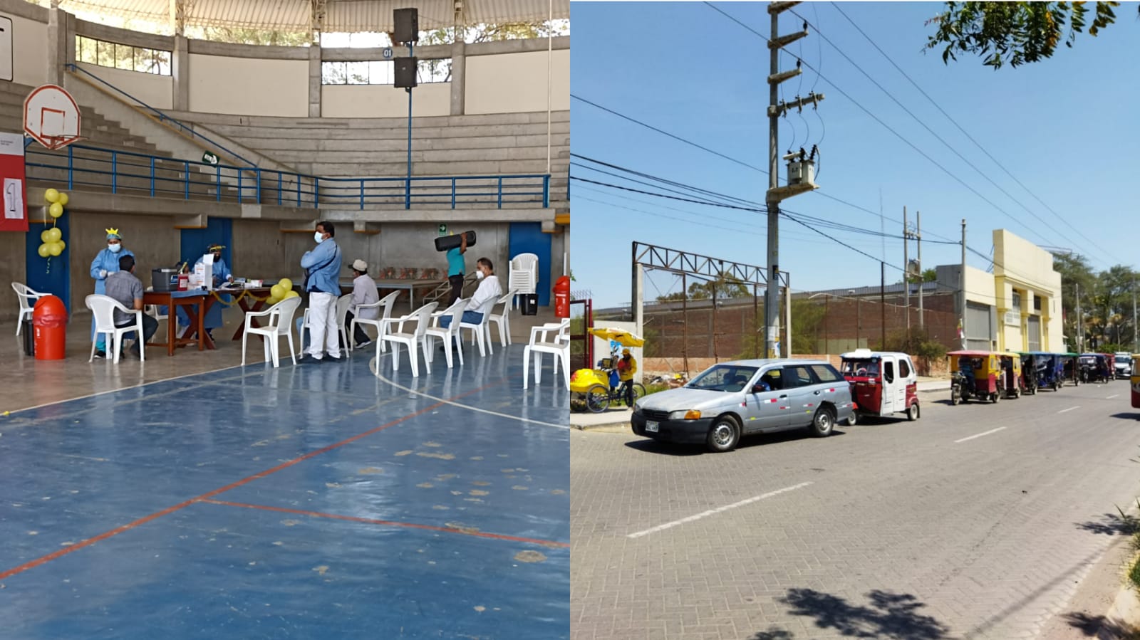 Piura: vacunatorios vacíos y extensas filas para comprar cerveza por Año Nuevo