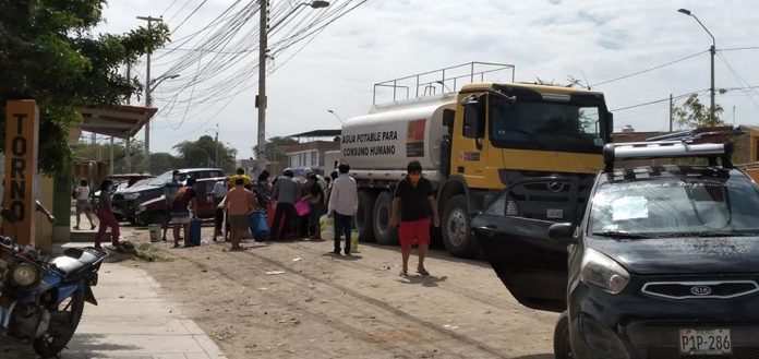 Piura: vecinos de Chiclayito denuncian que cisternas de la EPS. Grau los dejan sin agua