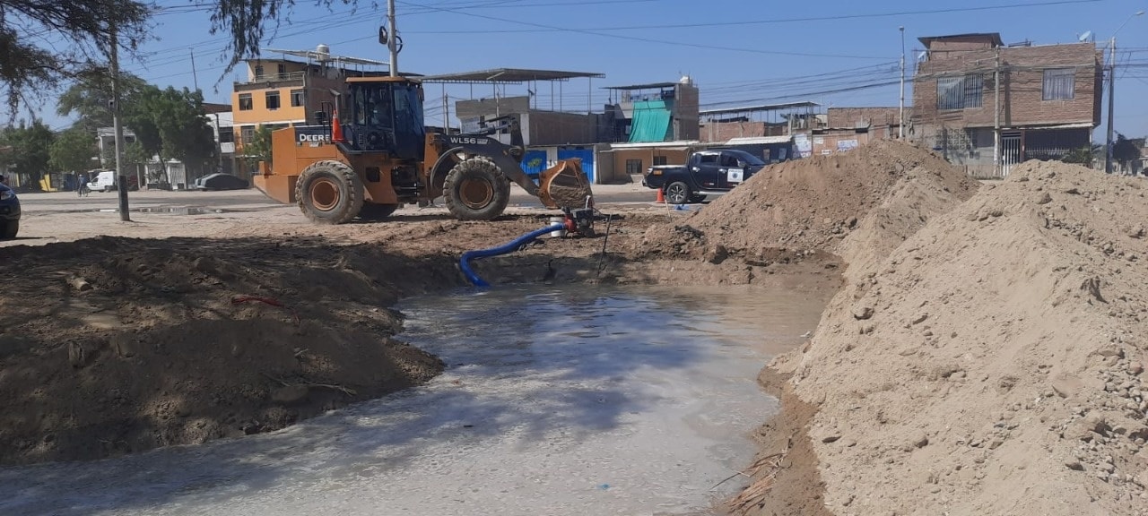 Piura perdió más de 7 millones de litros de agua potable por roturas de redes