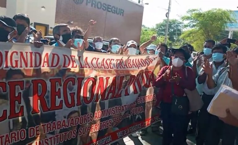 Piura: Sutace exige al gobernador Servando García el cumplimiento de sus derechos laborales