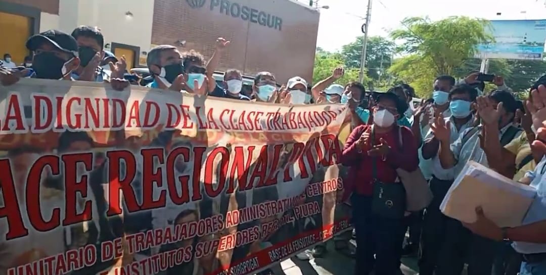 Piura: Sutace exige al gobernador Servando García el cumplimiento de sus derechos laborales