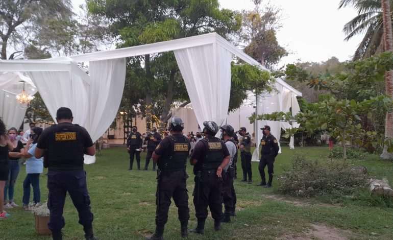 Castilla: clausuran local donde 150 personas celebraban matrimonio