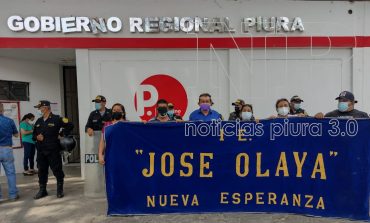 Piura: directores, docentes y padres exigen al Gobierno Regional la reconstrucción de I.E José Olaya