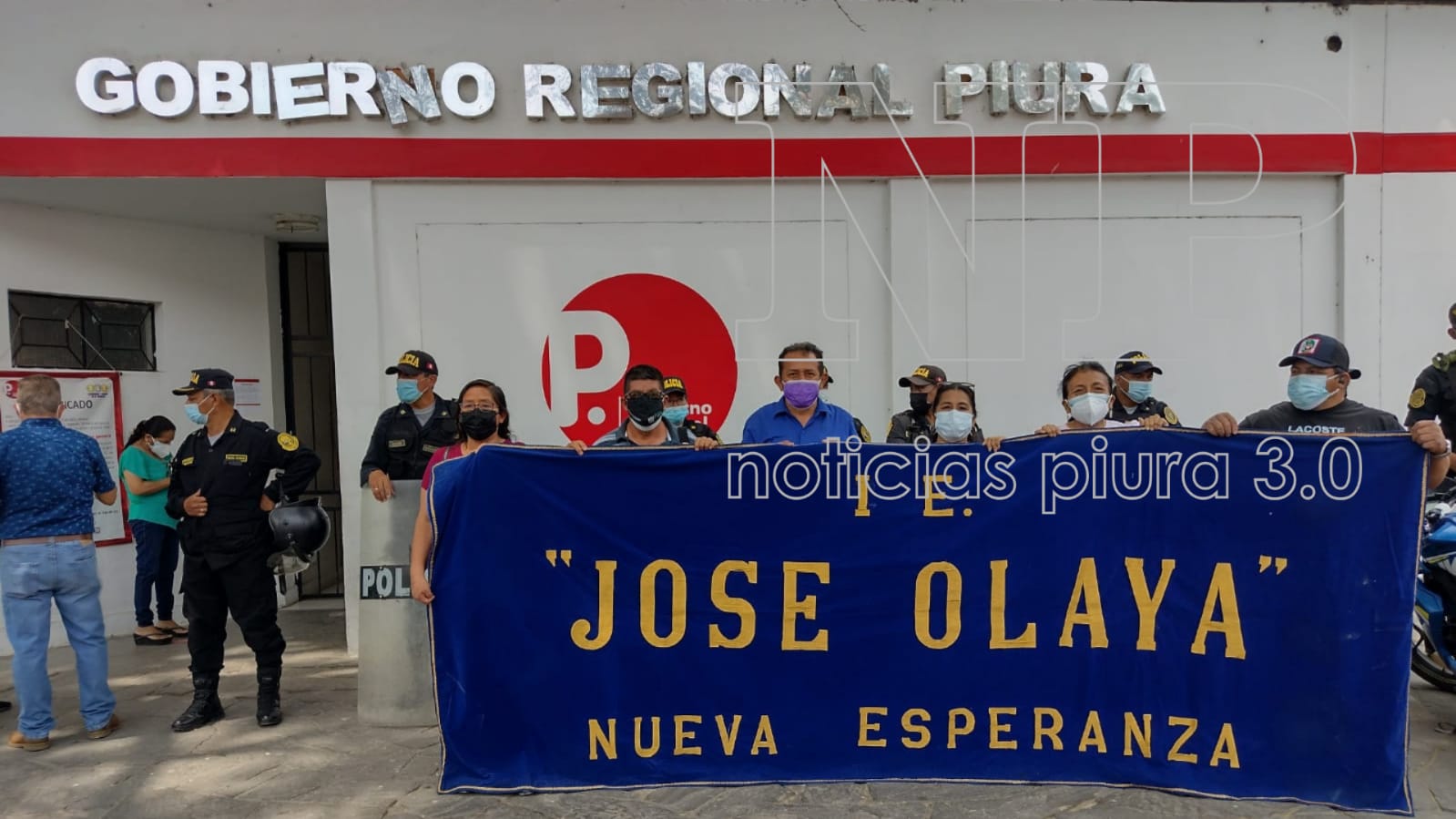Piura: directores, docentes y padres exigen al Gobierno Regional la reconstrucción de I.E José Olaya
