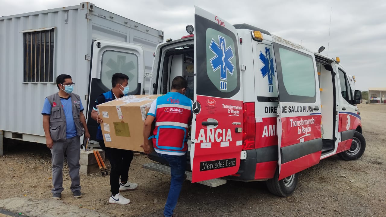 Piura: Llega primer lote de 63 000 vacunas contra COVID-19 para iniciar inmunización a niños