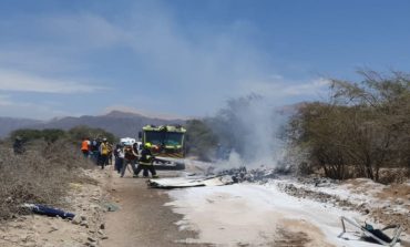 Tragedia en Ica: seis muertos deja avioneta tras sobrevolar las Líneas de Nasca