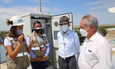 OEFA instala estaciones para monitorear la calidad del aire en el distrito La Huaca