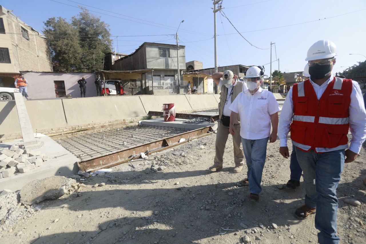 Identifican perjuicio de más de S/ 1 millón en obra del Canal Vía de Sullana
