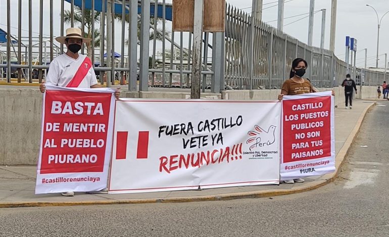 Piuranos marcharán exigiendo la renuncia de presidente Pedro Castillo