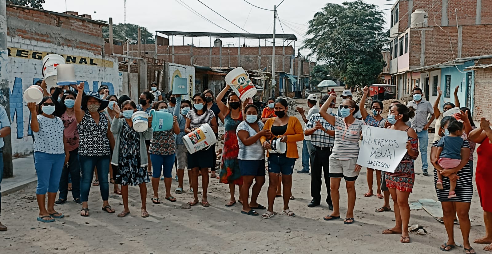 Piura: vecinos del A.H Los Médanos denuncian falta de agua desde hace 15 días - Noticias Piura 3.0