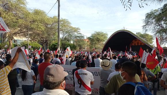 Vocero de Perú Libre en Piura anuncia plantón si Congreso no deja trabajar a presidente Castillo