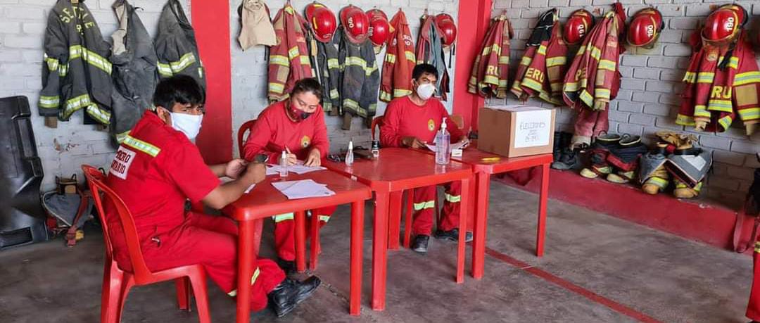Sechura: cierran compañía de bomberos por contagios de covid-19